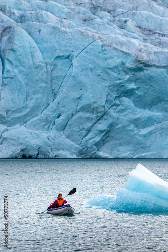 Glacier Kayak Mosevatnet Lake Folgefonna Glacier