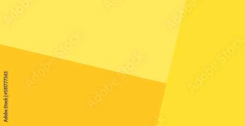 Abstract yellow background with geometric shapes. For wallpaper, cover, banner, poster, placard and vivid presentation. Modern geometric design background for business card and flyer template, vector