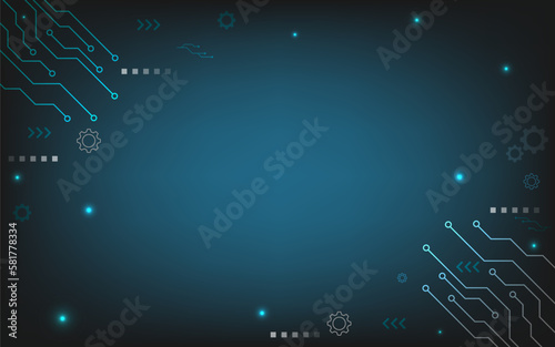 Technology abstract background,artificial intelligence backgrounds,hitech,digital illustration