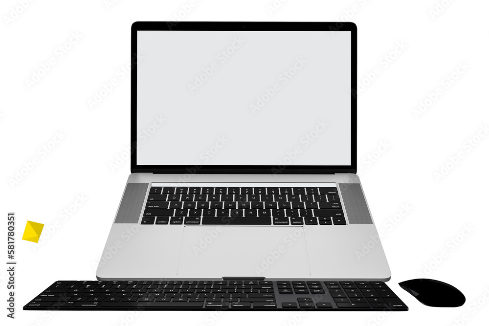 Fototapeta premium Abstract Laptop