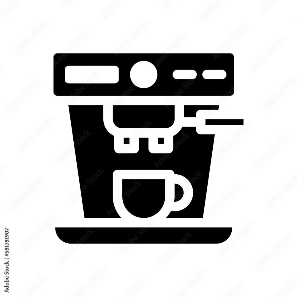 coffee machine solid icon illustration vector graphic coffee machine solid icon illustration vector graphic