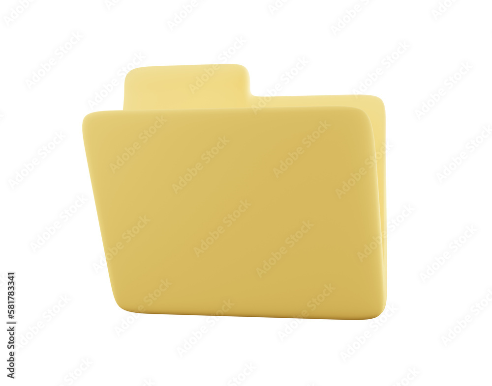 Minimal 3D render of a document folder icon, ideal for use in digital and print designs. Clean and sleek design for a professional look. Minimal 3D render of a document folder icon, ideal for use in digital and print designs. Clean and sleek design for a professional look.