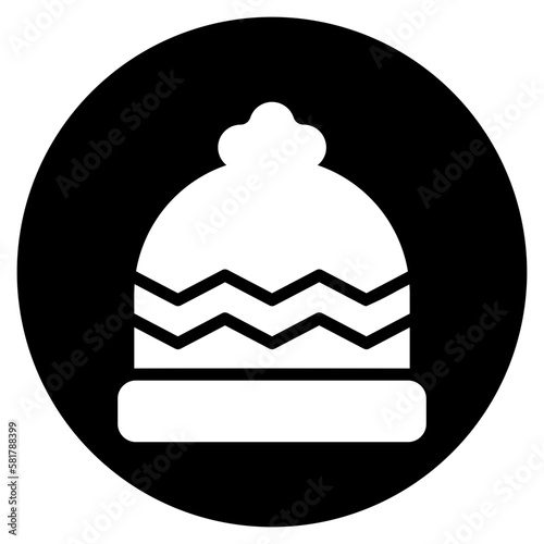 beanie glyph icon