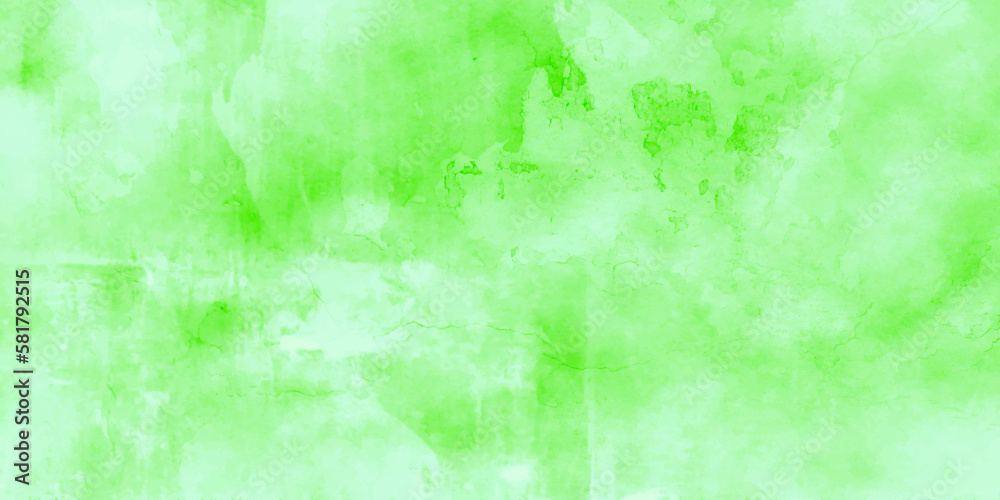 Fototapeta premium abstract watercolor background. green cement wall