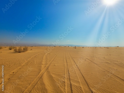 desierto de arena de jordania 