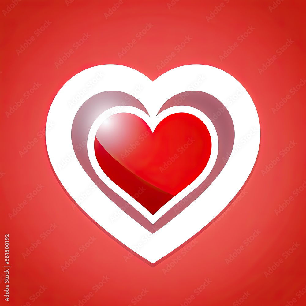 Red heart icon vector. - love, romance, passion, emotion, affection, valentine's day, Red heart icon vector. - love, romance, passion, emotion, affection, valentine's day,