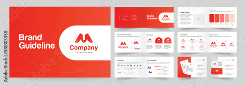 Brand guidelines and landscape brand guidelines template