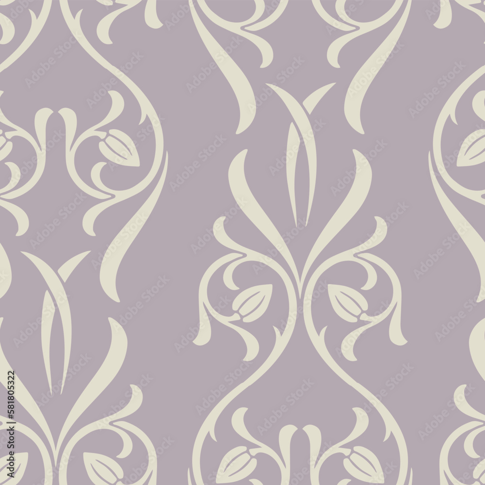 Pink Ornament. Decorative vector seamless pattern. Repeating background. Tileable wallpaper print.