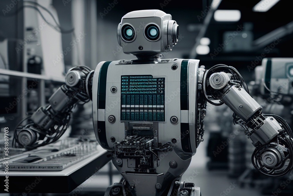 Technologies of automation and robotics. AI Generated. Technologies of automation and robotics. AI Generated.