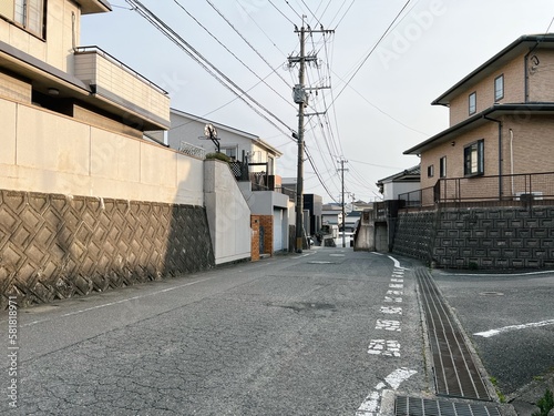 日本の住宅街の風景