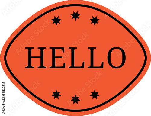 png hello corporate and trend icon isolated.
