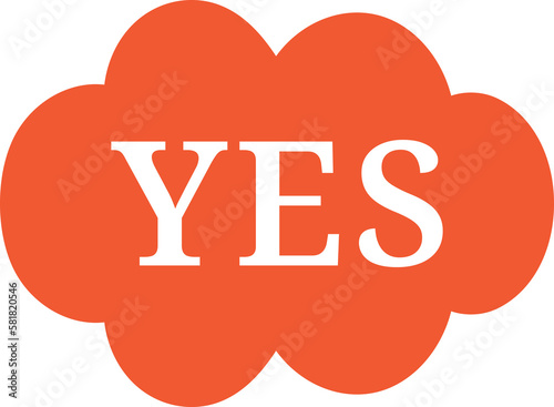 png yes corporate and trend icon isolated.