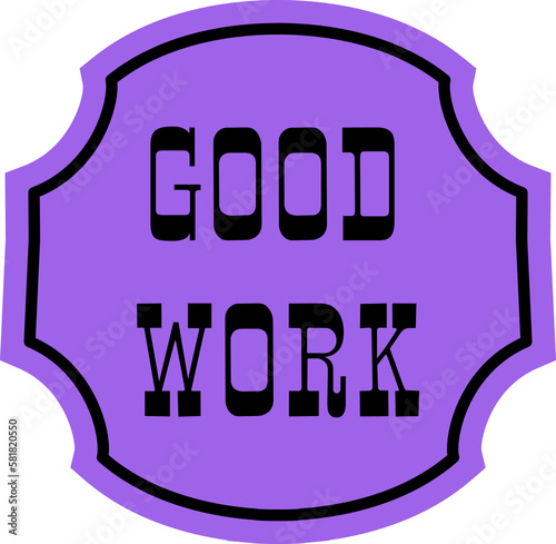 png good work corporate and trend icon isolated.
