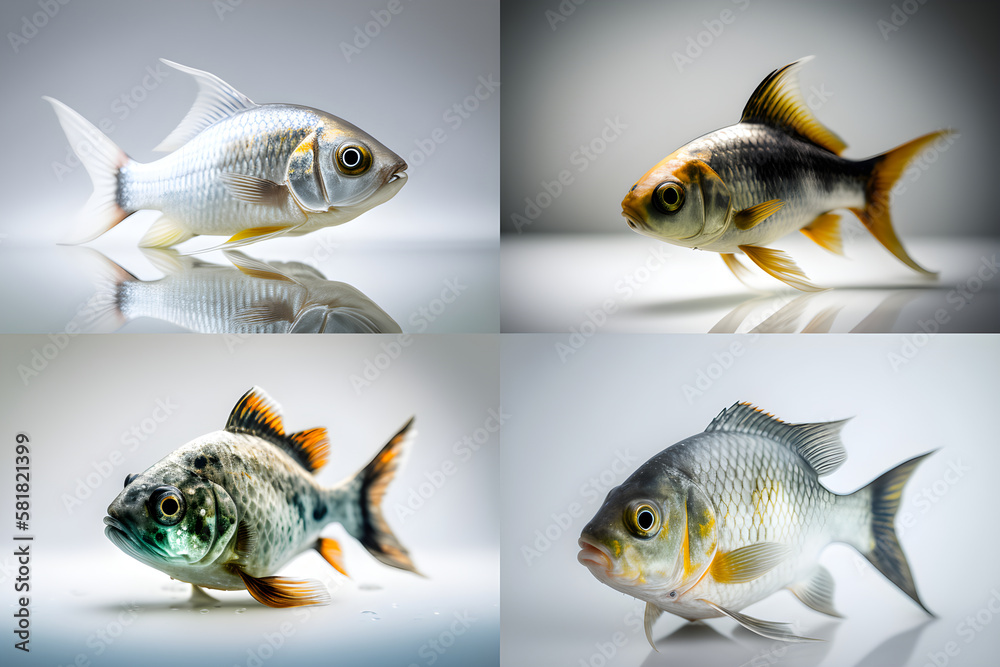 collection of fish.ai generation