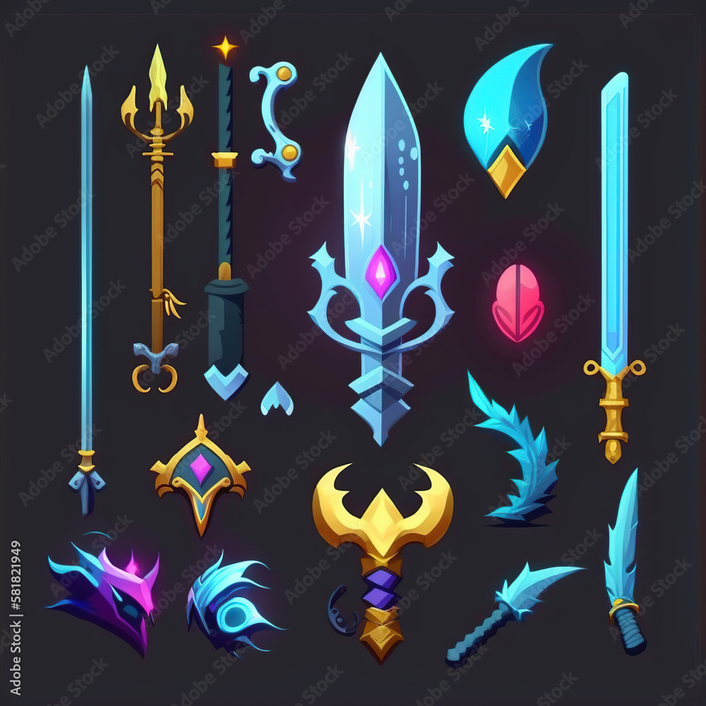game-frame-vector-set-avatar-ui-fantasy-rpg-gold-border-medieval