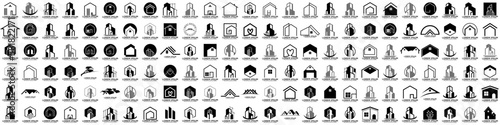 Set of Building, Real Estate, and Construction logo design inspiration