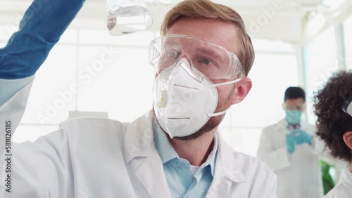 image of medical laboratory staff at the workplace.