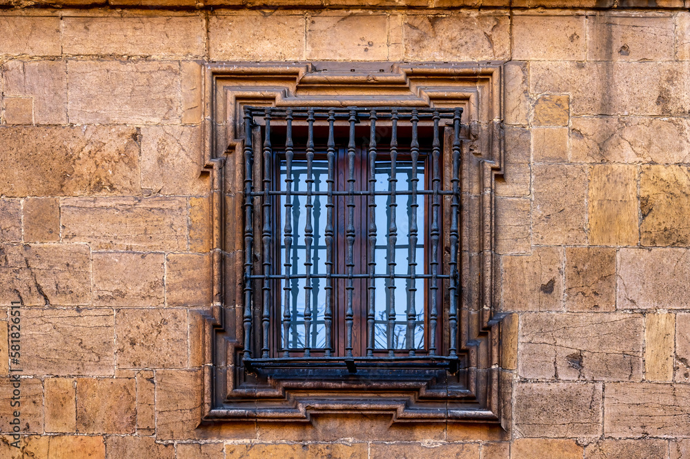 Colonial architectural features in Oviedo, Asturias, Portugal