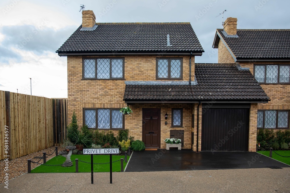 Fototapeta premium Exterior of the Harry Potter home