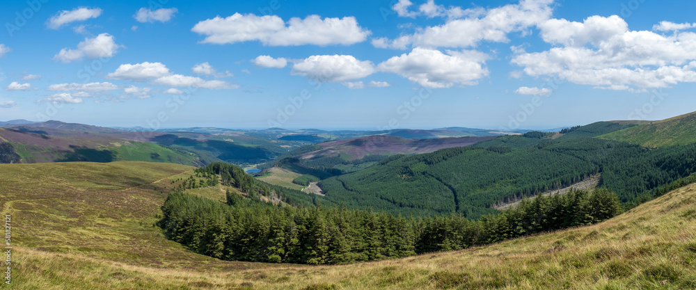 Ireland, Glendalough National Park, County Wicklow on a sunny summer day