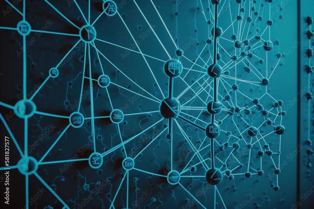 Abstract Background Data Connection Cyber Security, AI Generative Abstract Background Data Connection Cyber Security, AI Generative