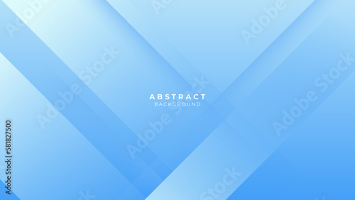 Abstract light blue and white background for business corporate banner backdrop presentation and much more Premium Vector