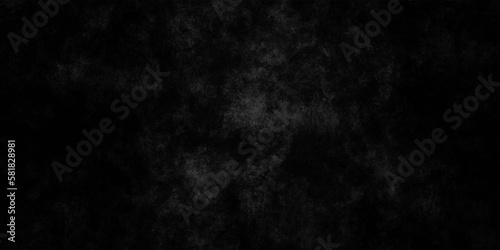 Abstract background with black wall surface, black stucco texture .Dark wall texture background for design. Black vector background texture, old vintage charcoal gray color paper with watercolor. 