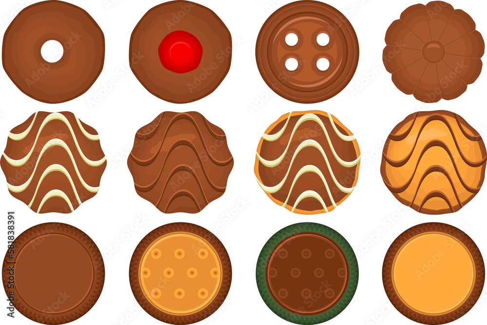 Big set homemade cookie different taste in pastry biscuit Big set homemade cookie different taste in pastry biscuit