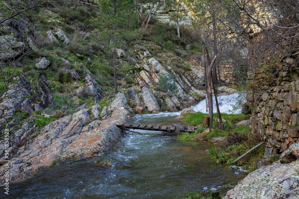 Landscape of the Ponsul river near Penha Garcia, Portugal. Landscape of the Ponsul river near Penha Garcia, Portugal.