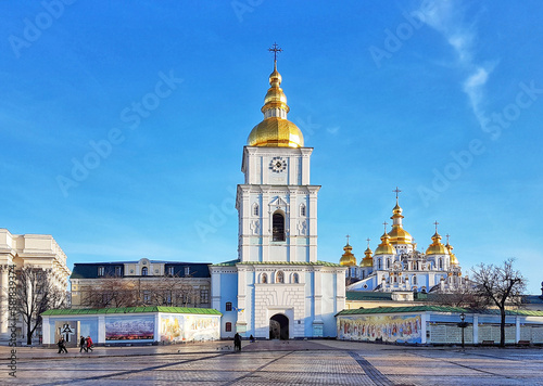 St. Michael's Cathedral in Kyiv on St. Michael's Square