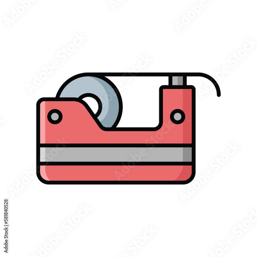 tape dispenser icon vector design template in white background