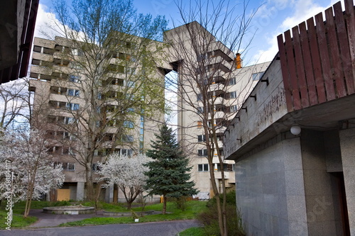 Obraz na płótnie Szpiegowo Building w salonie