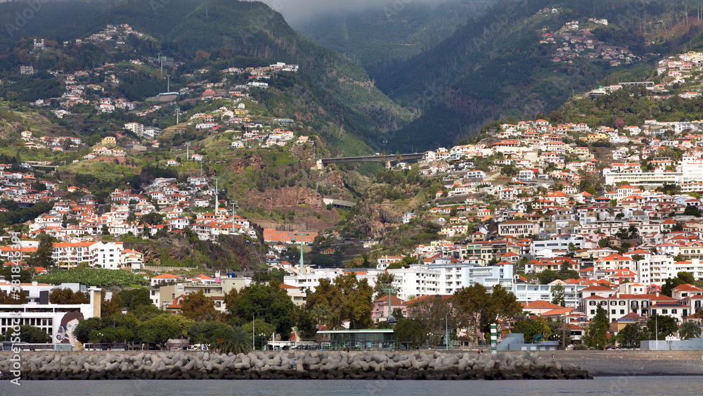 Funchal view from boat