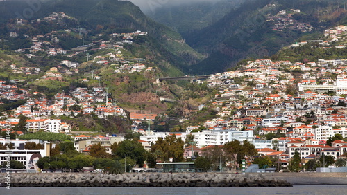 Obraz na płótnie Funchal view from boat w salonie