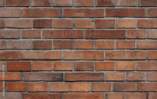 Old red brick wall of construction perfect for background and wallpaper usage