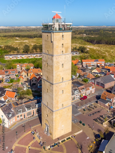 Lighthouse Brandaris on the island Terschelling, the Netherlands photo