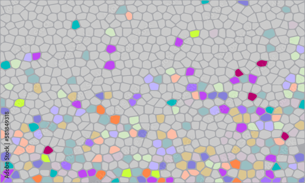 mosaic tiles background vector illustration