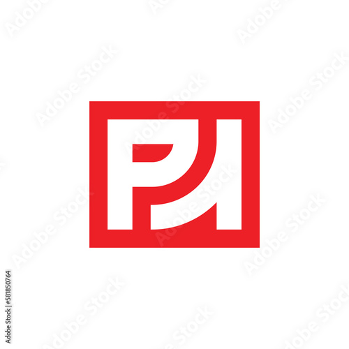 Abstract letter PA logo design template elements