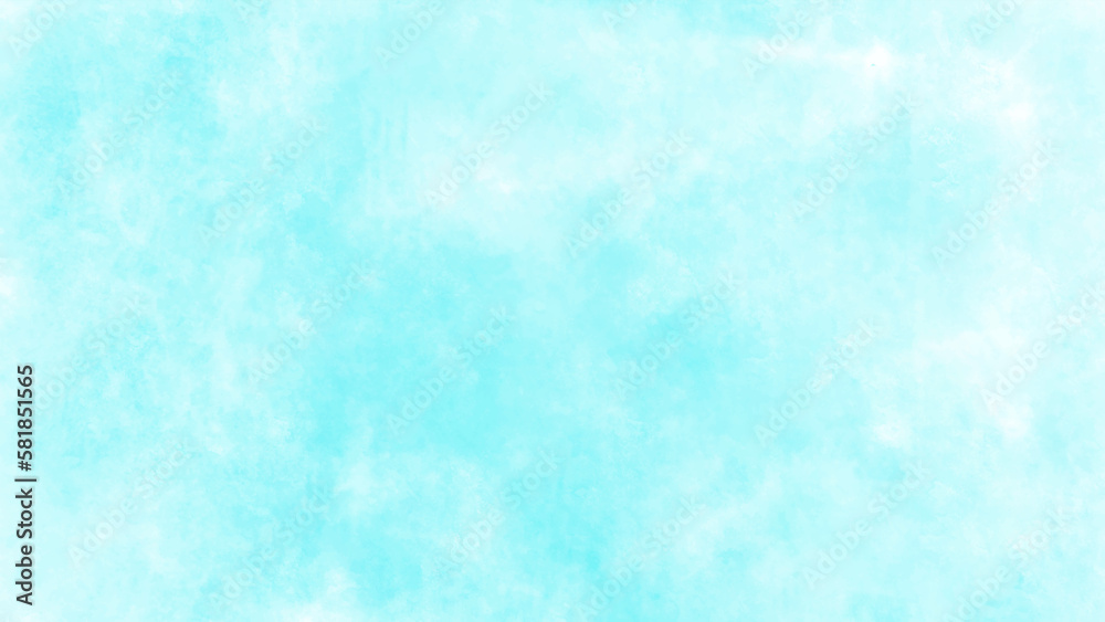 Light blue watercolor background for textures backgrounds and web banners design