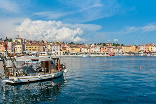 Fototapeta Naklejka Na Ścianę i Meble -  Townscape of beautiful coastal town of Rovinj, Croatia