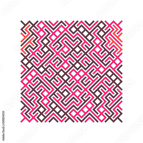 Asemic Glyph writing hieroglyph imitation abstract illustration