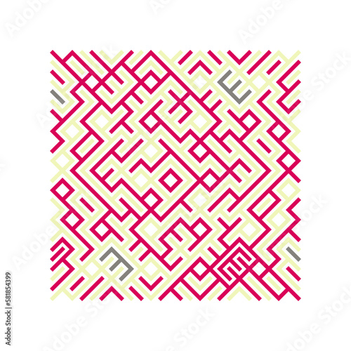 Asemic Glyph writing hieroglyph imitation abstract illustration