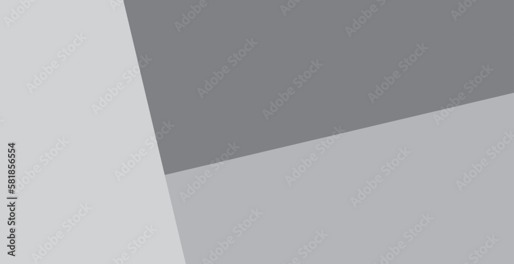 Abstract grey background with geometric shapes. For wallpaper, cover, banner, poster, placard and vivid presentation. Modern geometric design background for business card and flyer template, vector