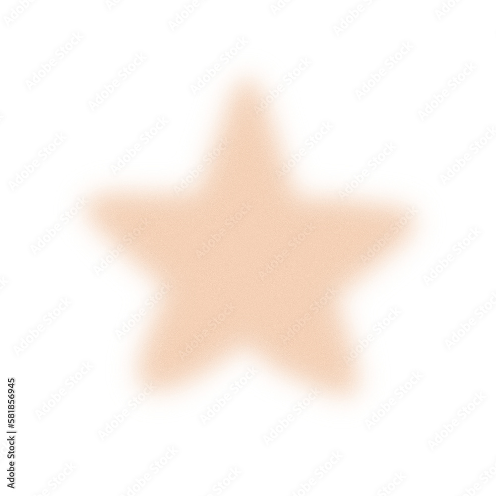 Obraz premium Beige Grain Star Shape or Spot