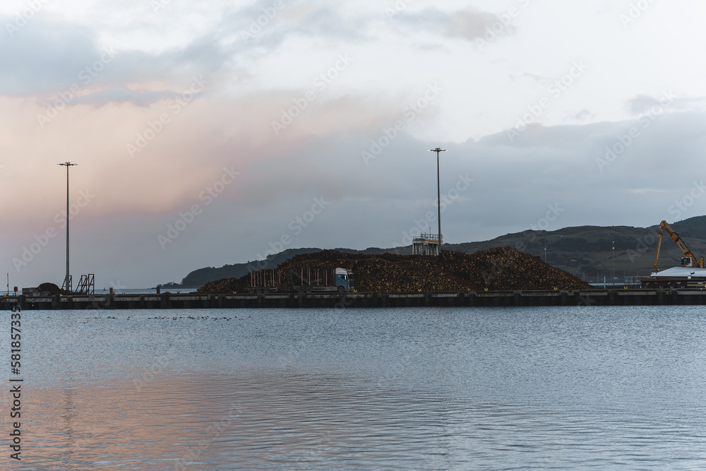 Scottish Coast town 