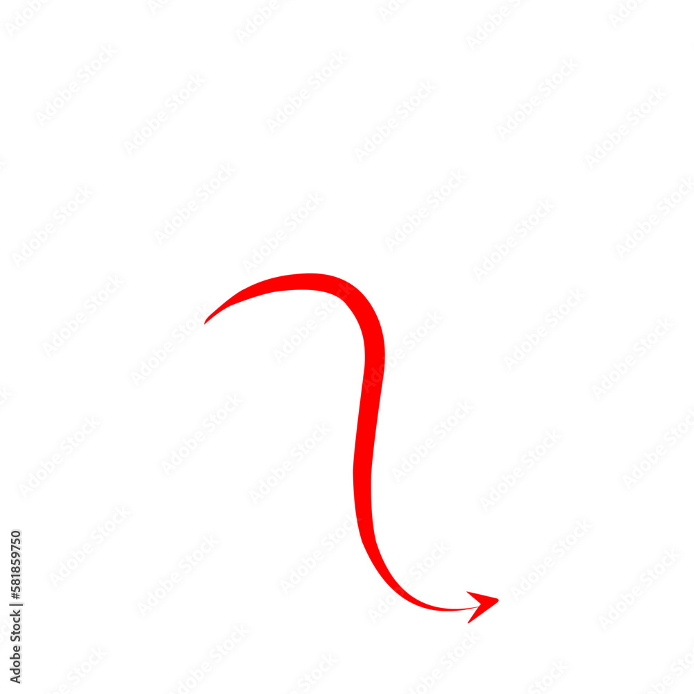 Red Devil Tail Vector Red Devil Tail Vector