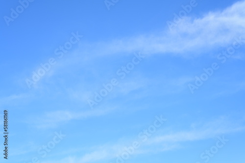 Sky background with cloudy blue sky