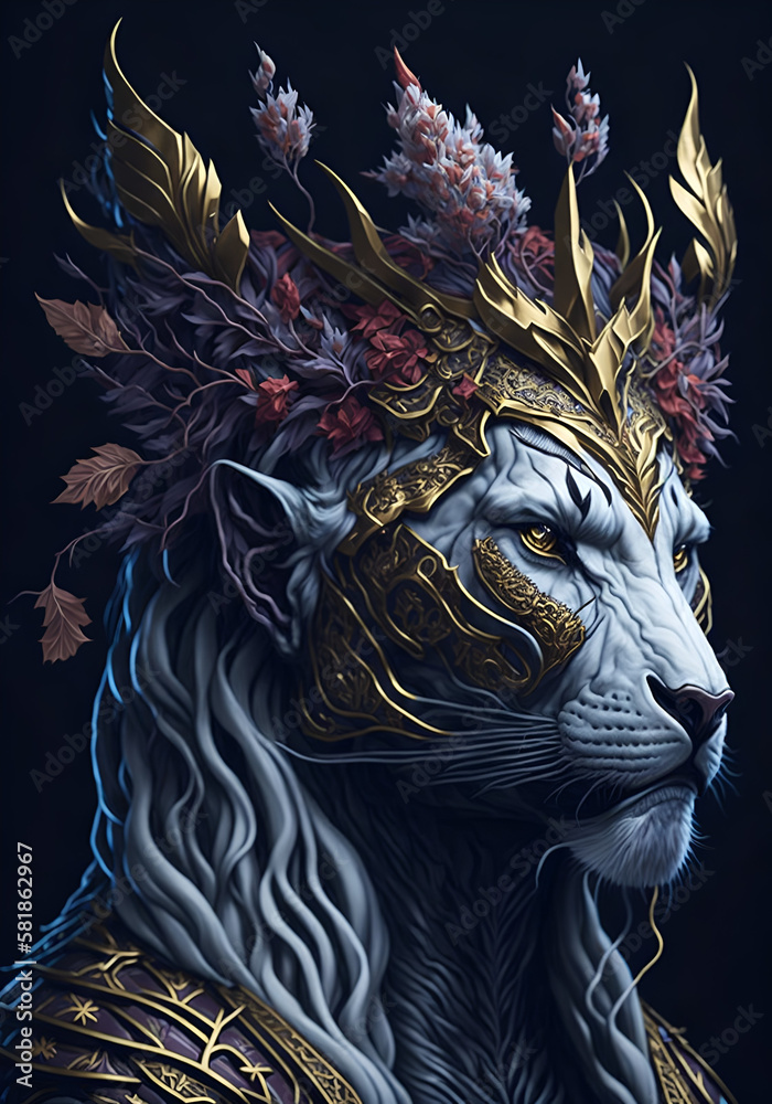 custom made wallpaper toronto digitalzodiac sign leo