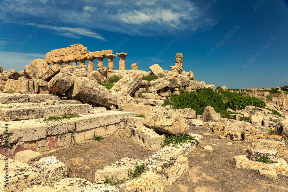 Remains of Greek temples