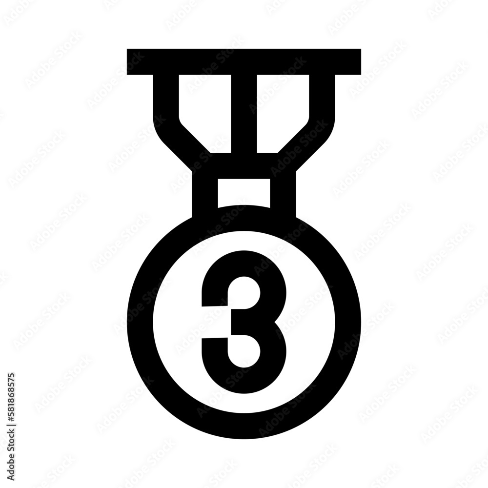 bronze medal icon for your website, mobile, presentation, and logo design. bronze medal icon for your website, mobile, presentation, and logo design.